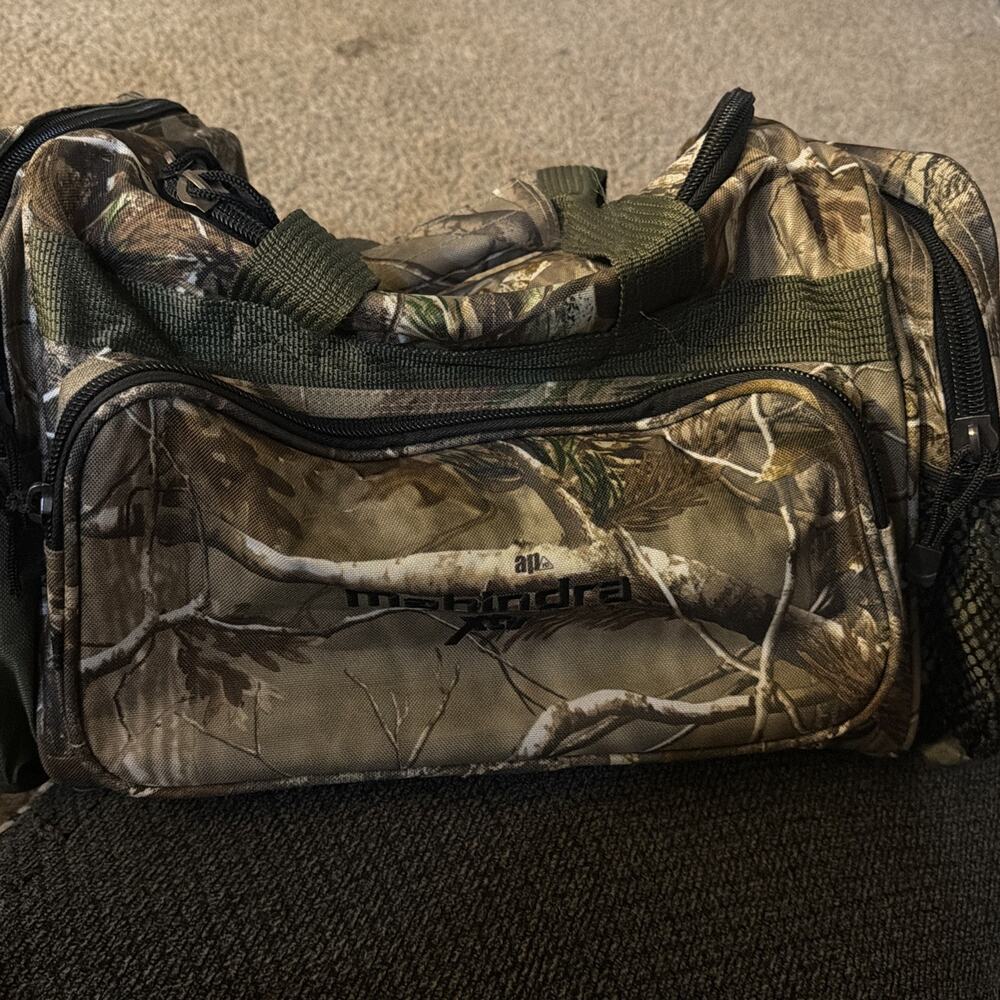 Realtree Camo Duffle Bag Outdoor Hunting Travel Luggage Tote(Embroidered)￼